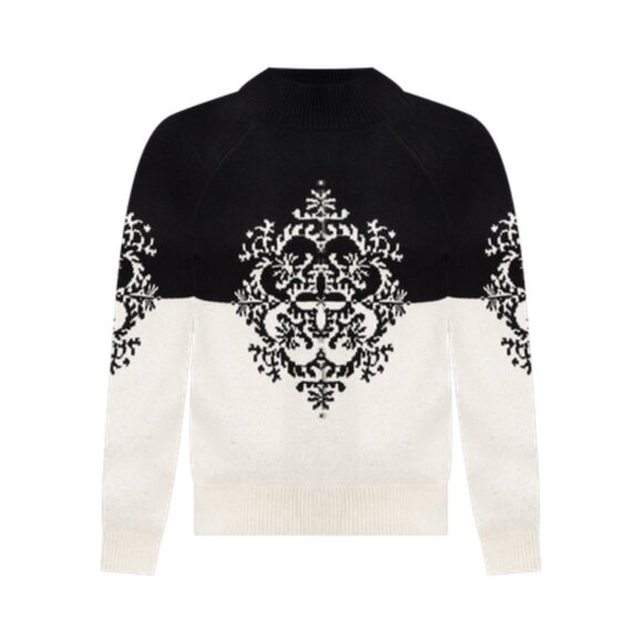 LOFT: Snowflake Mock Neck Tunic Sweater | REG XS | NWT - Picture 1 of 8